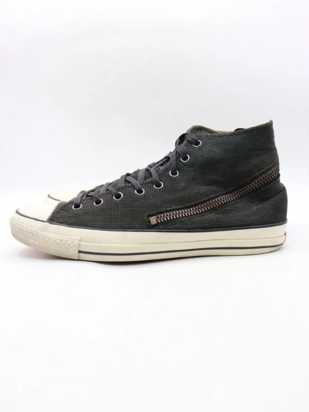 Converse Chuck Taylor All Star Mens 13 Womens 15 Tornado Zip Hi Black Sneaker - Picture 4 of 12